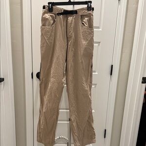 Prana Women's Tan Straight Leg Pants